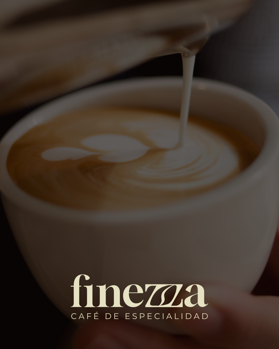 Café Finezza Medio en taza · Equilibrio perfecto de cuerpo e intensidad